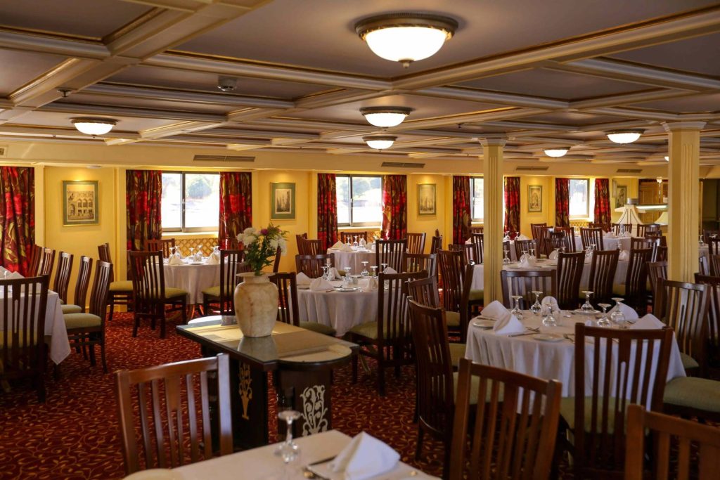 Crociera sul nilo nave italiana egitto restaurant