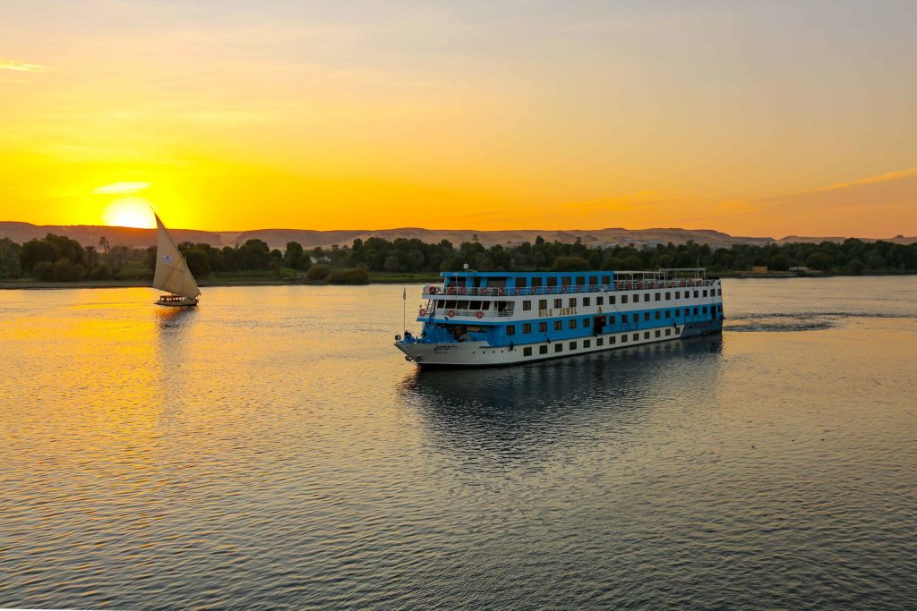 Nile jewel cruises sunset
