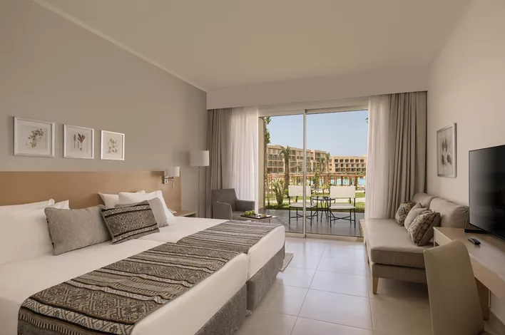 Deluxe Family Queen or Twin Bed Pool View
